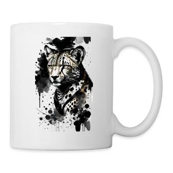 Cheetah Grace: Ajoutez Wild Elegan à votre style - Mug blanc - blanc - Droite