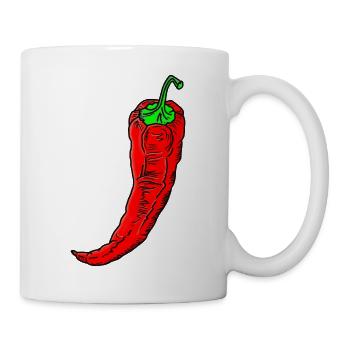 Chili Hot Nature Costume Chili Pepper - Mug - white - Right