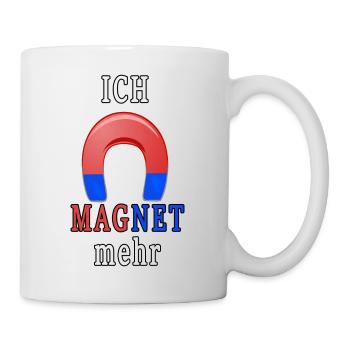 Ich magnet - Tasse - Weiß - Rechts