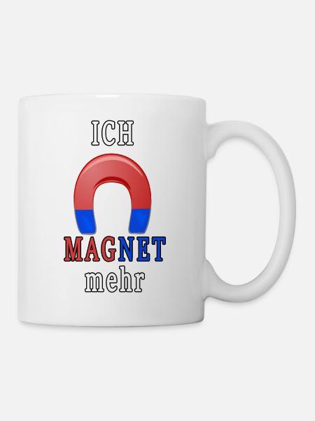 Ich magnet - Tasse - Weiß