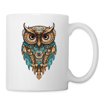 Abstract owl - Mug - white - Right
