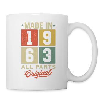Made In 1963 - All Parts Original - Mug - white - Right
