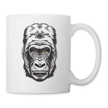 gorille - Mug blanc - blanc - Droite
