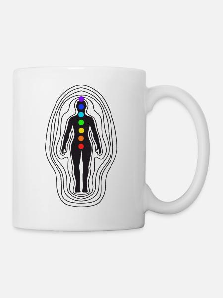 Chakra - Tasse - Weiß