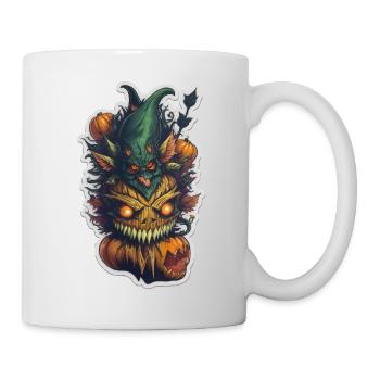 Helloween Pumpkin Monster - Mug - white - Right