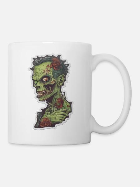 Helloween Zombi - Tasse - Weiß