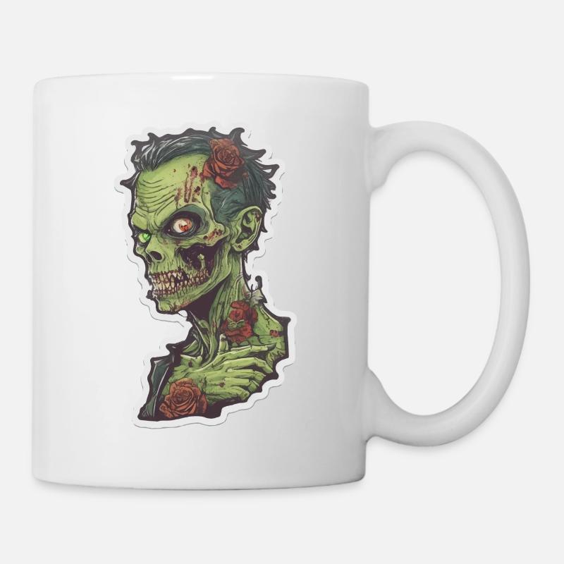 Helloween Zombi - Tasse - Weiß
