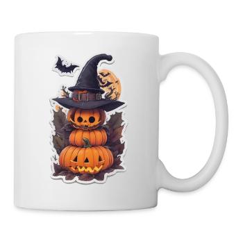 Helloween Pumpkin Monster - Mug - white - Right