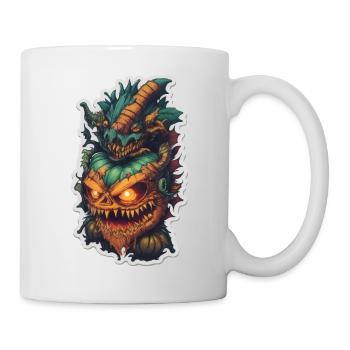 Helloween Pumpkin Monster - Mug - white - Right