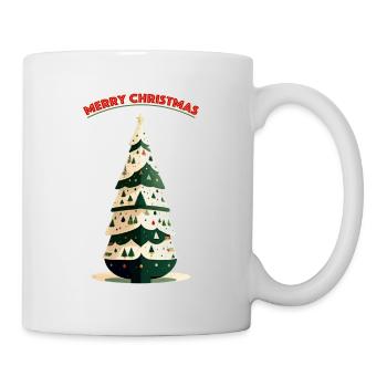 sapin de noel - Mug blanc - blanc - Droite