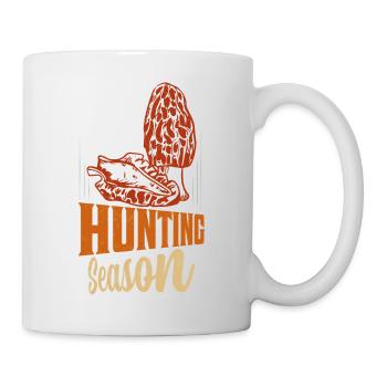 Saison de chasse Mycologue Champignon - Mug blanc - blanc - Droite