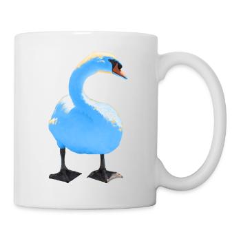 cygne - Mug blanc - blanc - Droite
