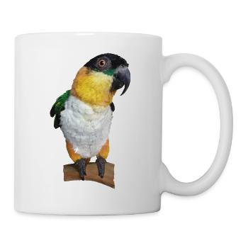 Le caïque à tête noire - Mug blanc - blanc - Droite