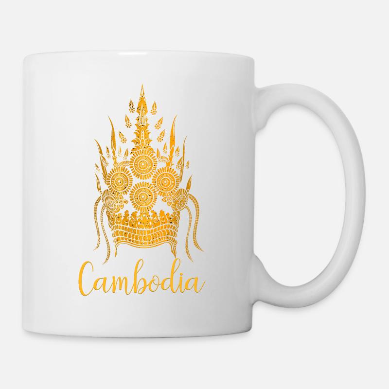 Cambodge Tradition Danse Khmer Apsara I Cadeau - Mug blanc - blanc