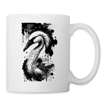 L’élégant Lac des cygnes - Mug blanc - blanc - Droite
