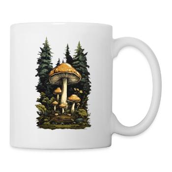 Retro Toadstool Forest & Mushroom Magic Design - Mug - white - Right
