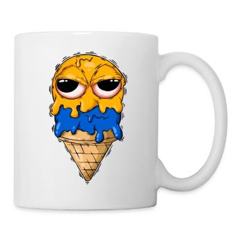 Böses Eis - Tasse - Weiß - Rechts
