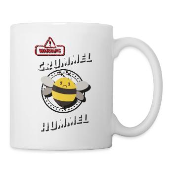Grummel Hummel - Tasse - Weiß - Rechts