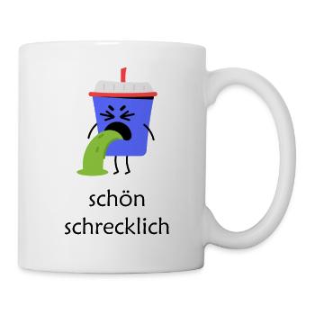 Becher Ekeleregend schön schrecklich - Tasse - Weiß - Rechts