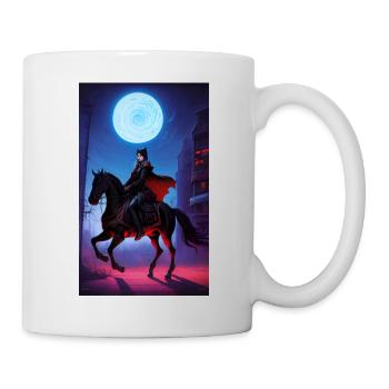 Chasseresse argentée - Mug blanc - blanc - Droite