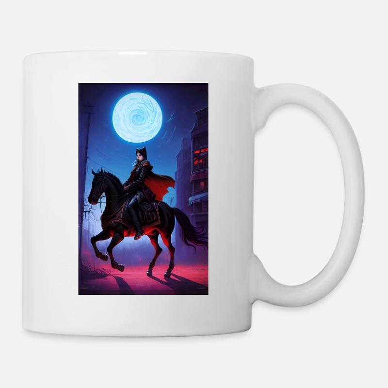 Chasseresse argentée - Mug blanc - blanc