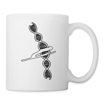 Ski Jumper Winter Sports Ski Jumping Ski Ski Flying - Mug - white - Right