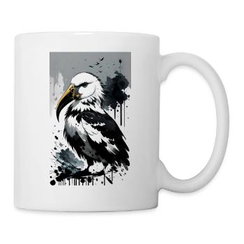 Erhabener Albatros - Tasse - Weiß - Rechts