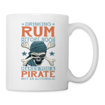 Drinking Rum Before Noon Makes You A Pirate 2 - Mug - white - Right