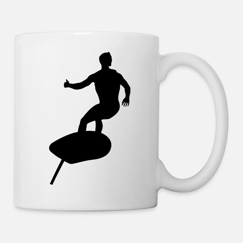 Surfen Foil - Tasse - Weiß