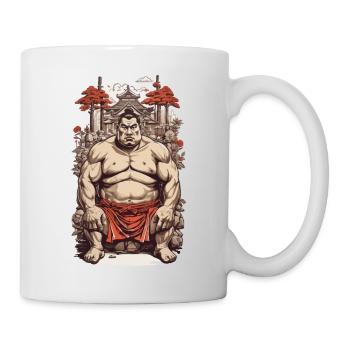 Sumo Kraft Japan Retro Tradition Design - Mug - white - Right