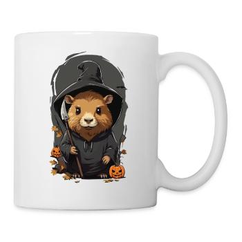 Hamster magique Halloween Cartoon Design - Mug blanc - blanc - Droite