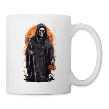 Conception de bonbons drôle Grim Reaper Halloween - Mug blanc - blanc - Droite