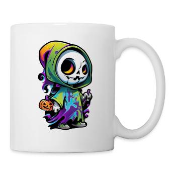 halloween fantome et monstre - Mug blanc - blanc - Droite