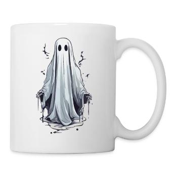 Fantôme d’Halloween Fantôme d’octobre effrayant - Mug blanc - blanc - Droite