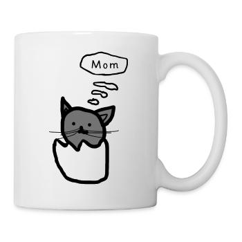 Cat - Mug - white - Right