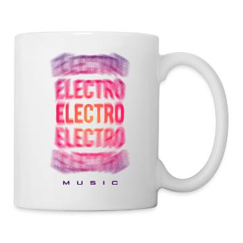 Electro Techno Rave - Mug blanc - blanc - Droite