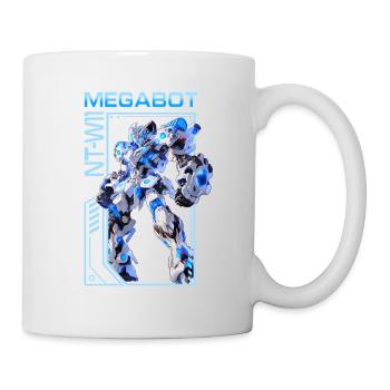 Game Console MegaBot NT-W11 – Anime Shirt - Mug - white - Right