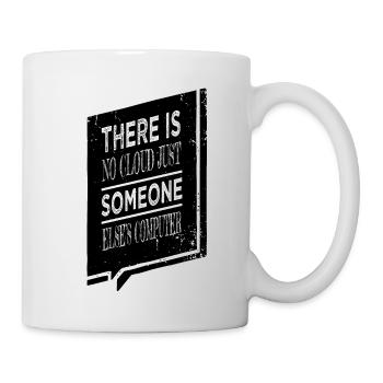 hacking gift idea hacking computer analyst - Tasse - Weiß - Rechts