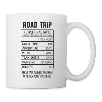 Road Trip Lustige Bilder Humor - Tasse - Weiß - Rechts