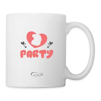 Bachelorette Party 2024 Herz - Tasse - Weiß - Rechts