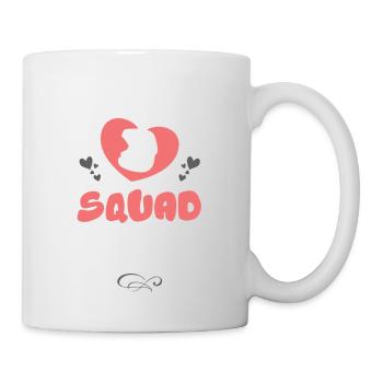 Escouade de la mariée 2023 Cœur de l’équipe - Mug blanc - blanc - Droite