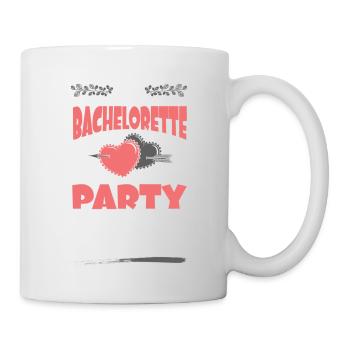 Bachelorette Party 2023 Herz Jga - Tasse - Weiß - Rechts