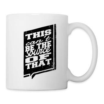 programming computer scientist humor informatics - Tasse - Weiß - Rechts