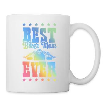 Maman motard disant maman - Mug blanc - blanc - Droite