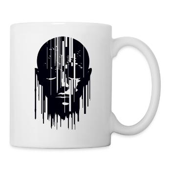 Peindre le portrait de l’homme - Mug blanc - blanc - Droite