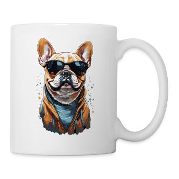 French Bulldog Dog with Style - Mug - white - Right