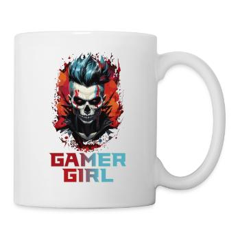 Gamer Girl: Post-Apocalyptic Gaming - Mug - white - Right