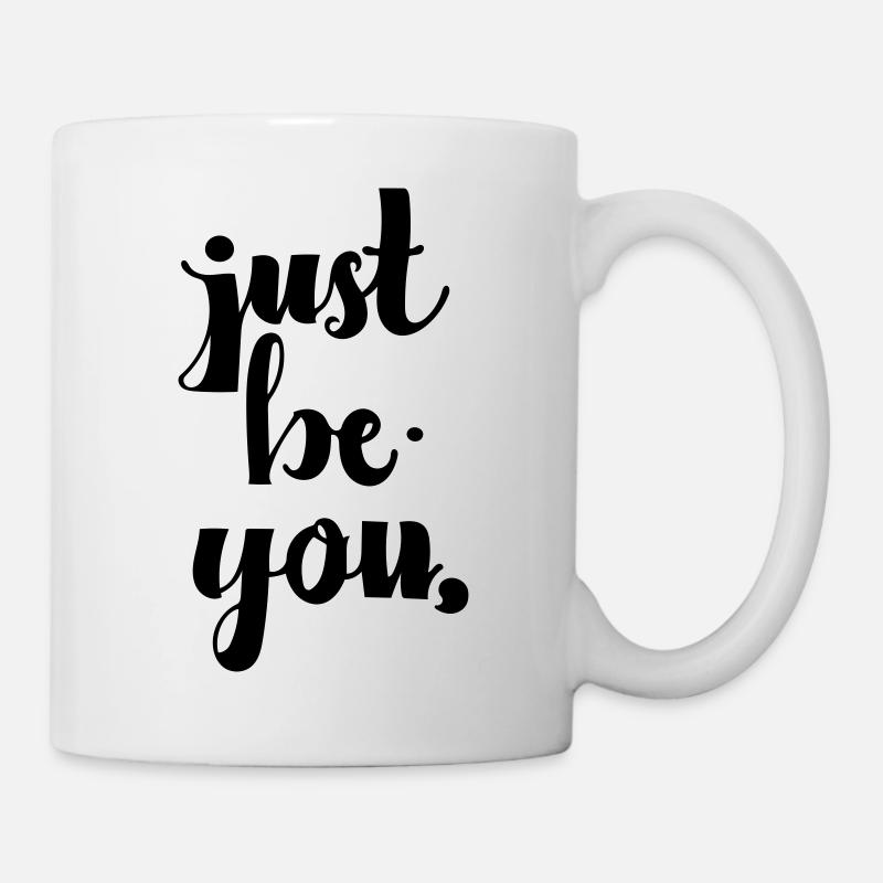 Sei einfach du selbst - Tasse - Weiß