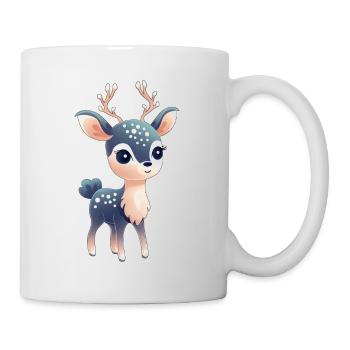 Mignon petit faon magique de Noël - Mug blanc - blanc - Droite