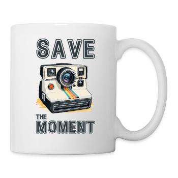 Save the moment. Retro camera. - Mug - white - Right